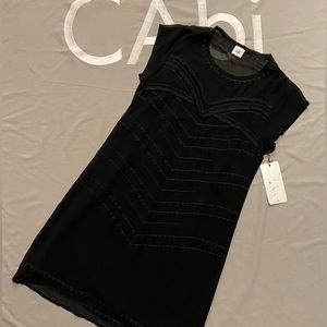 NWOT CAbi little black dress #3513